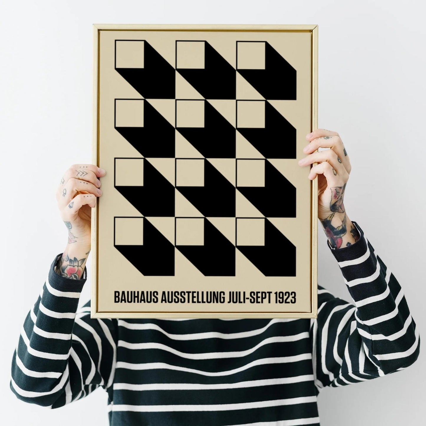 Bauhaus Exhibition Minimalist Poster - HypeSheriff Europe