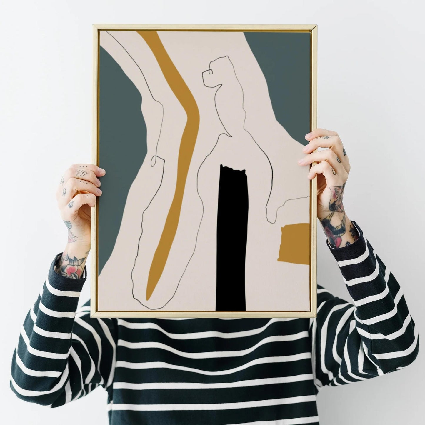 Abstract Neutral Print
