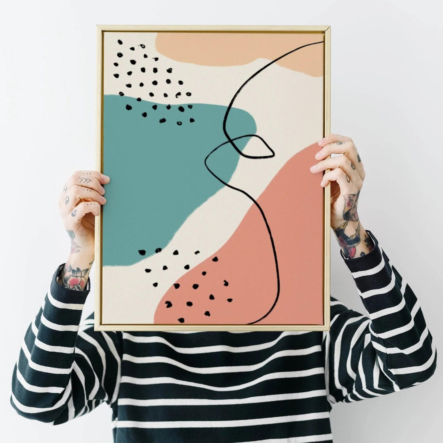 Pastel Abstract Print - HypeSheriff Europe