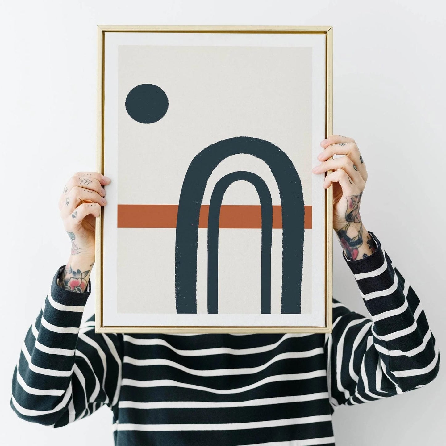 Minimalist Grunge Abstract Art Print - HypeSheriff Europe