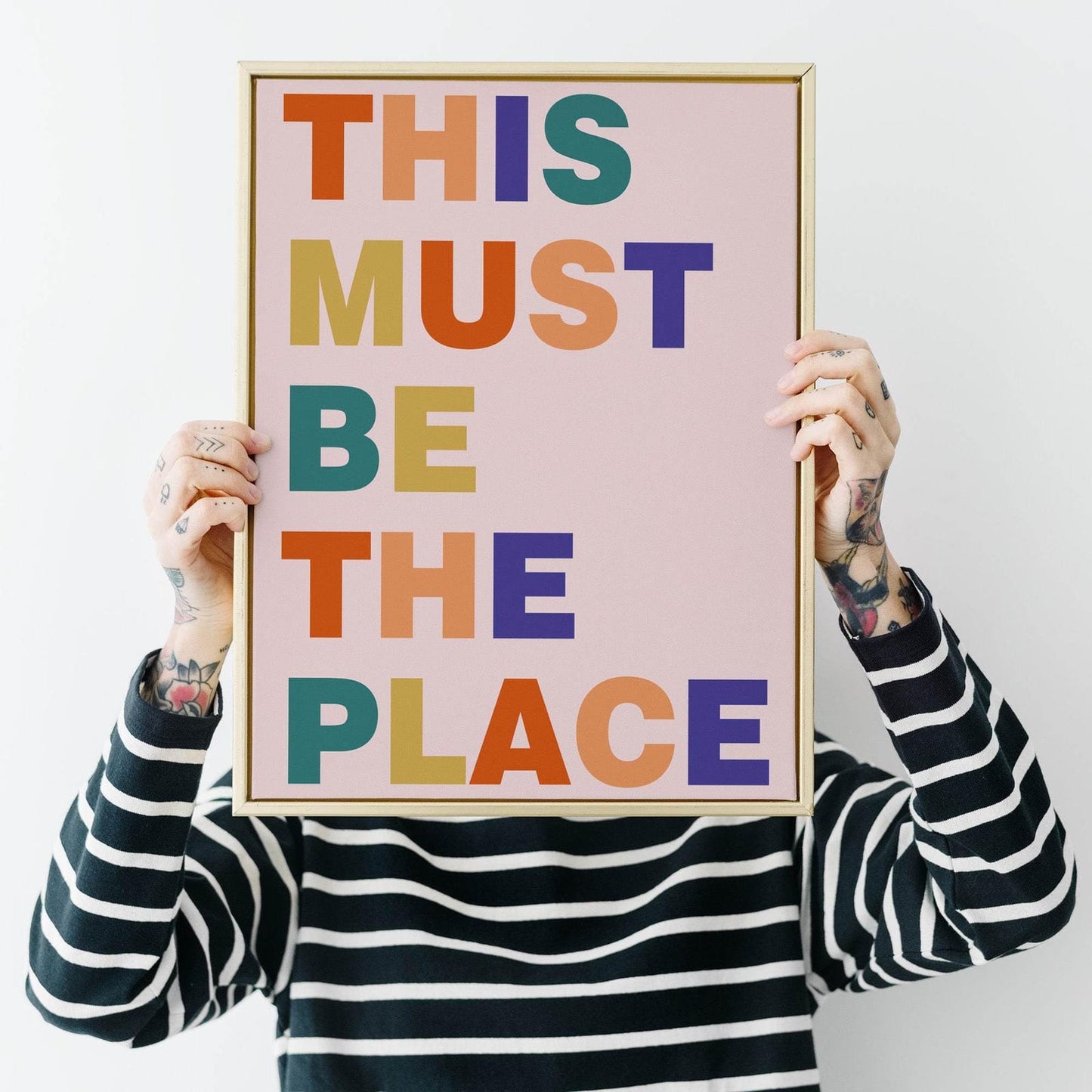This must be the place - motivational text poster - HypeSheriff Europe
