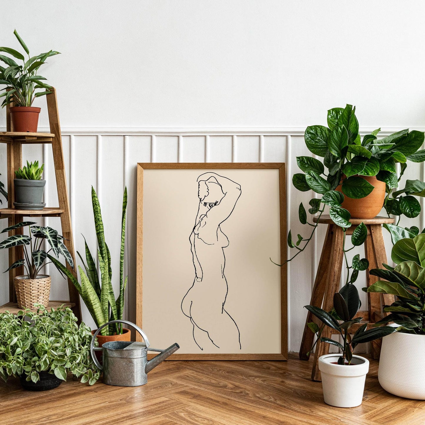 E. Schiele Woman Body Poster - HypeSheriff Europe