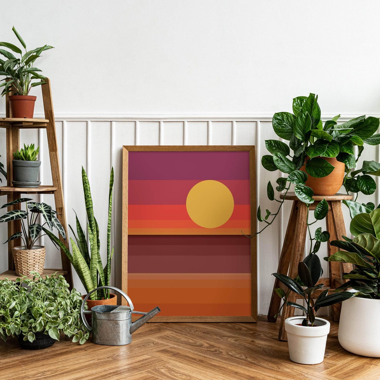 Geometric Landscape Print - HypeSheriff Europe