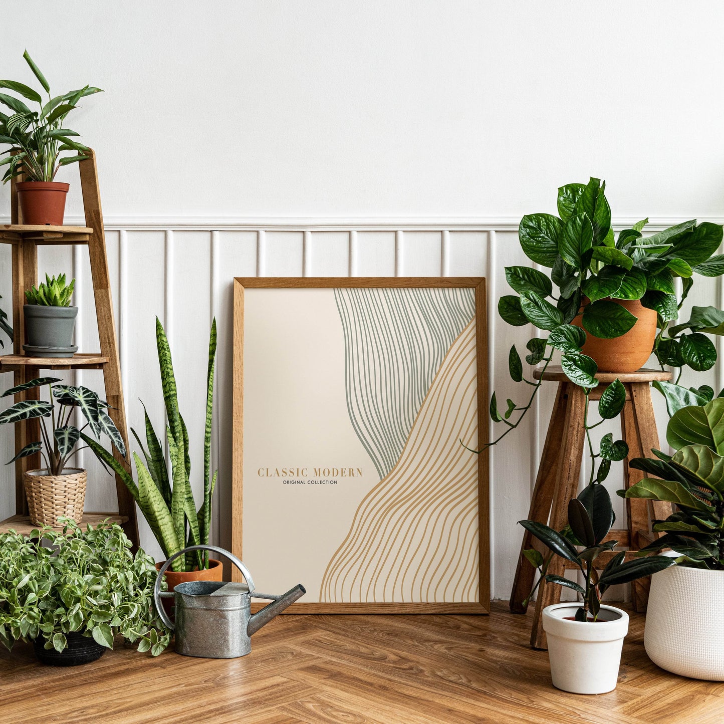 Classic Modern - Scandinavian Pastel Poster - HypeSheriff Europe