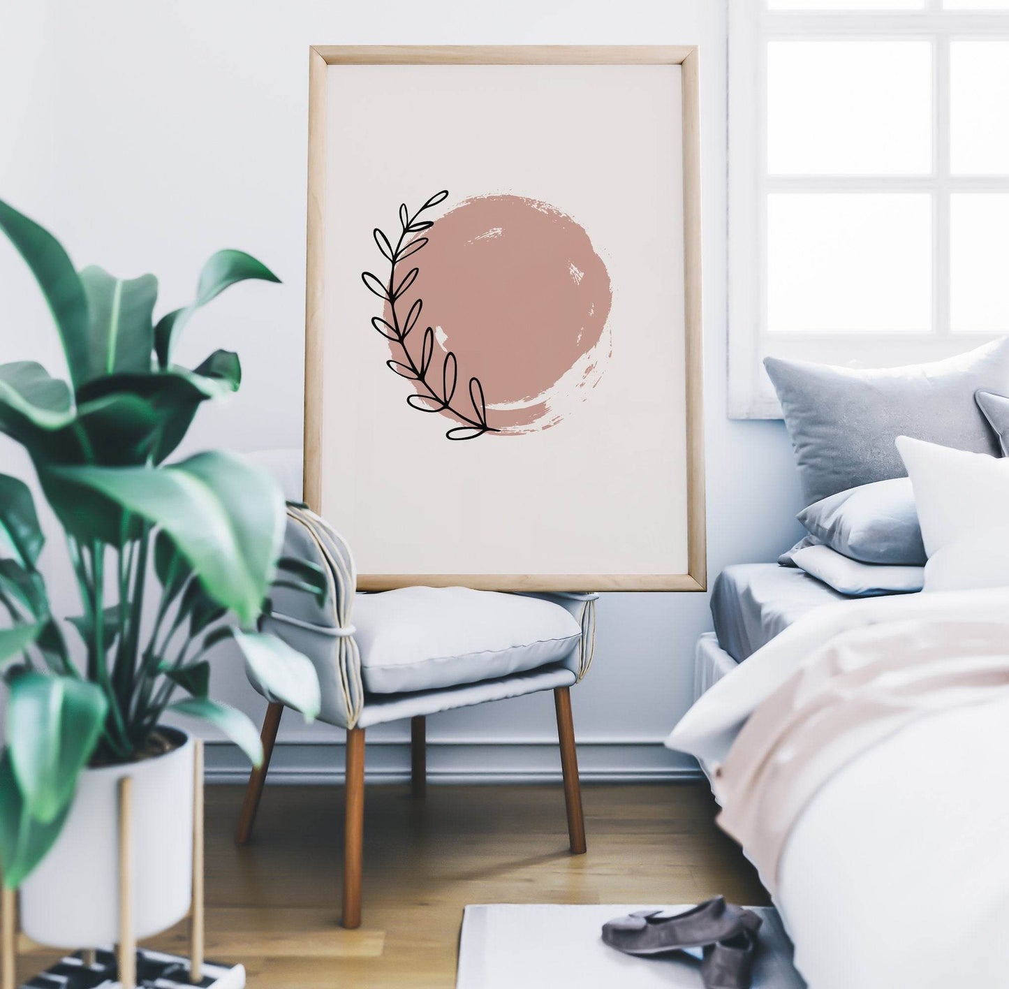 Boho Floral Illustration Poster - HypeSheriff Europe