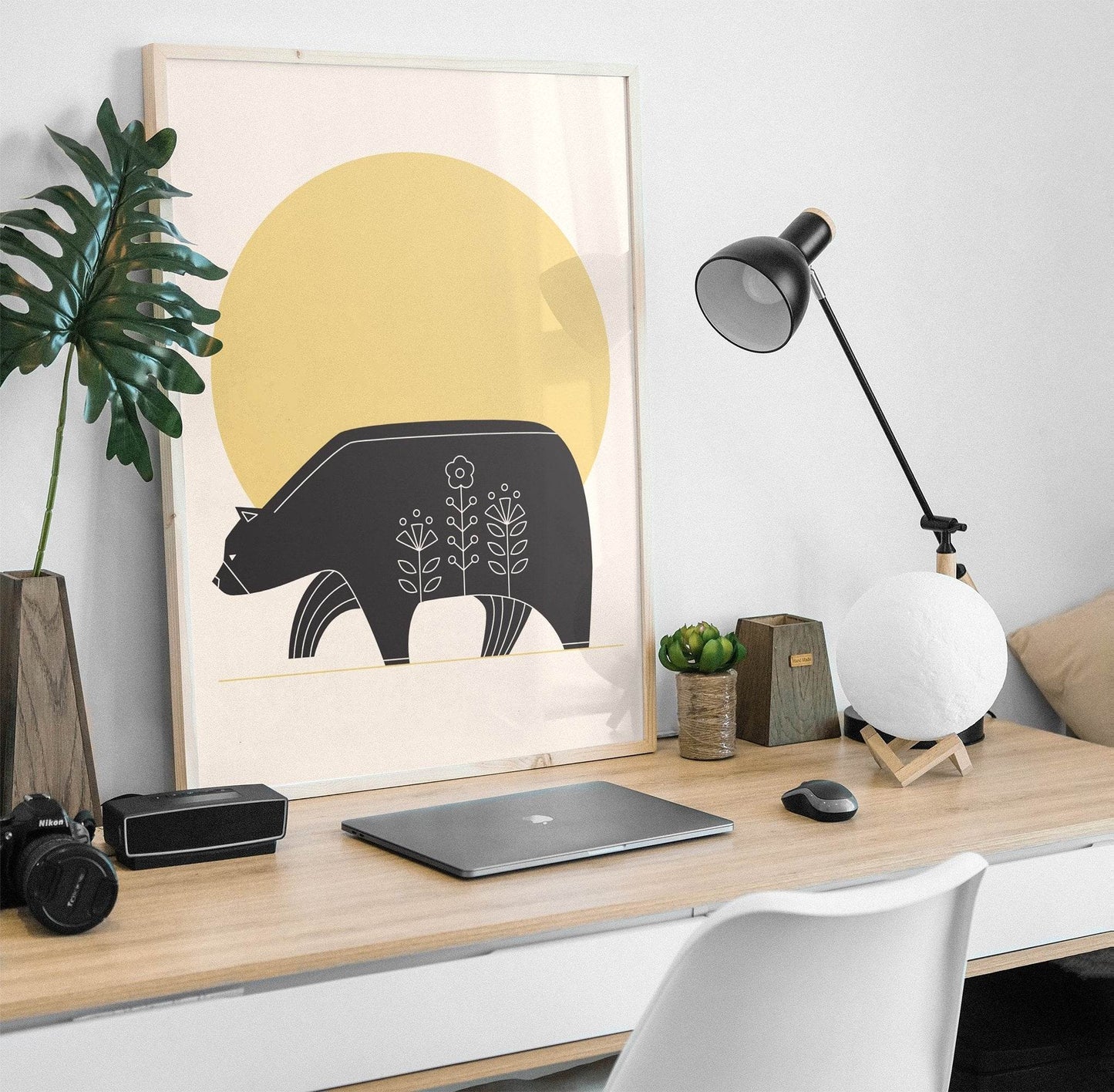 Scandinavian Bear Poster - HypeSheriff Europe