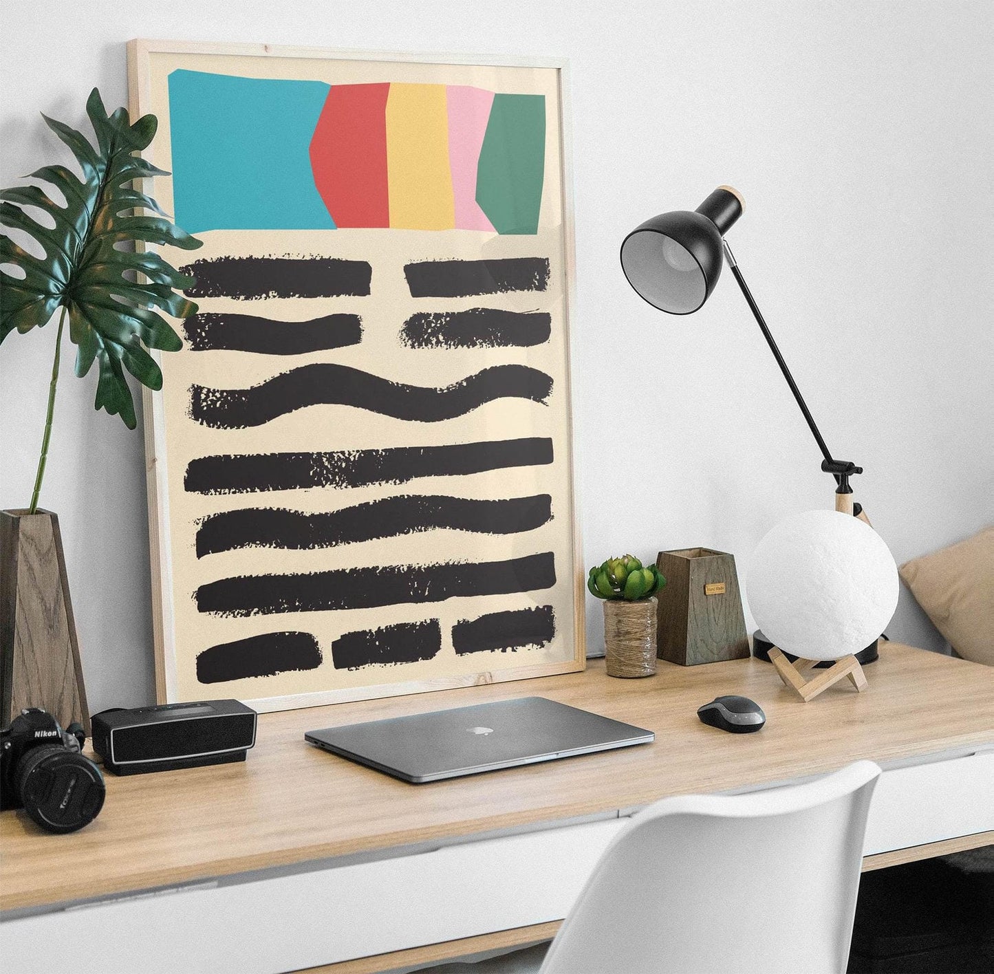 Abstract Mid-Century Painting Print - HypeSheriff Europe
