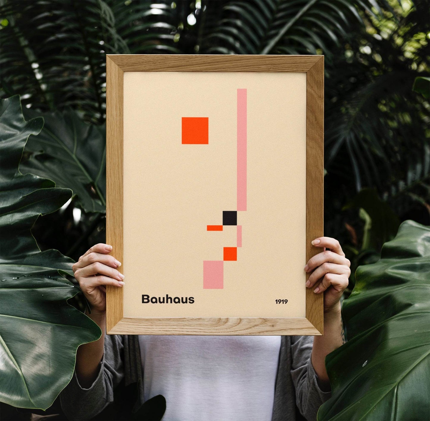 Geometric Face Bauhaus Poster - HypeSheriff Europe