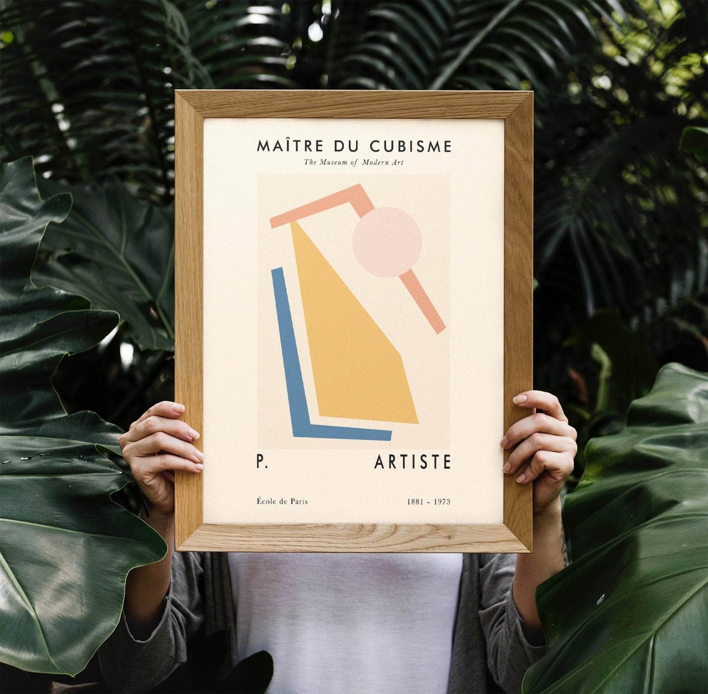 Pastel Cubism Art Print - HypeSheriff Europe