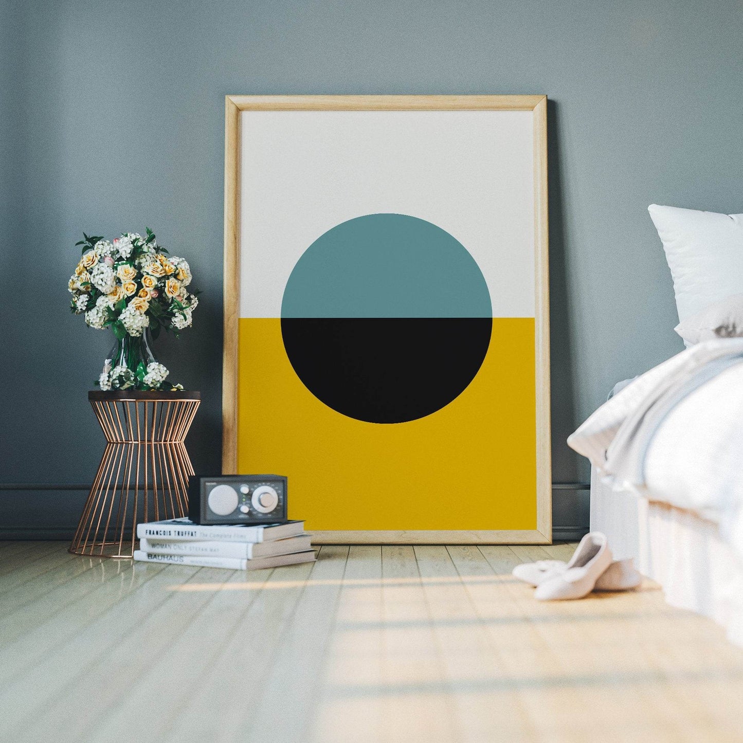 Geometric Sunset Art Print - HypeSheriff Europe