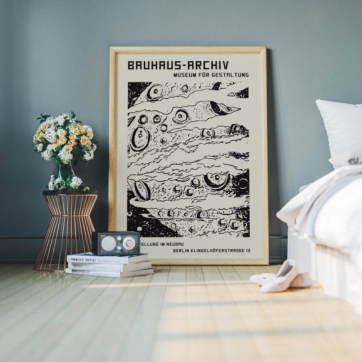Bauhaus Retro Space Poster - HypeSheriff Europe