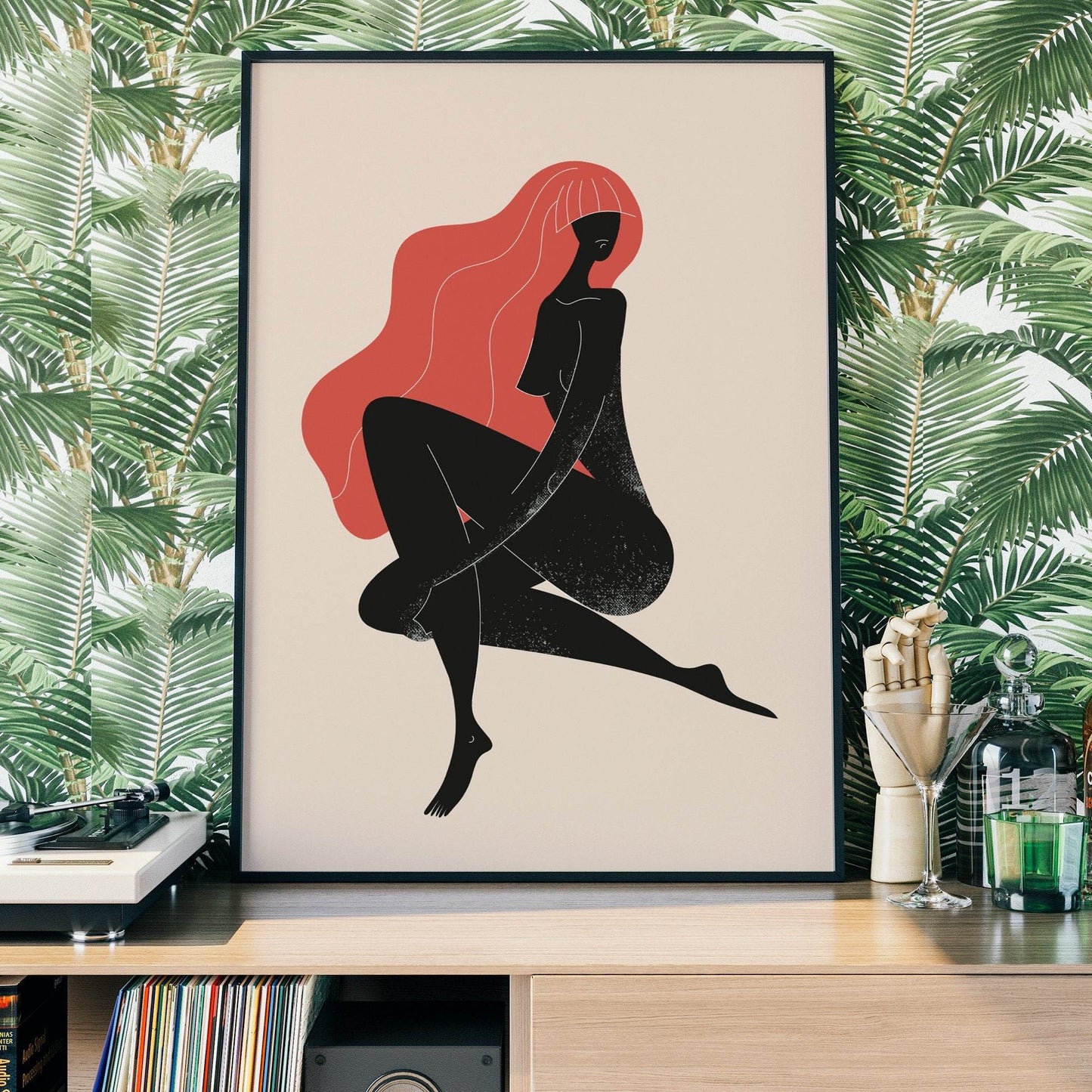 Cut-Out Woman Art Print - HypeSheriff Europe