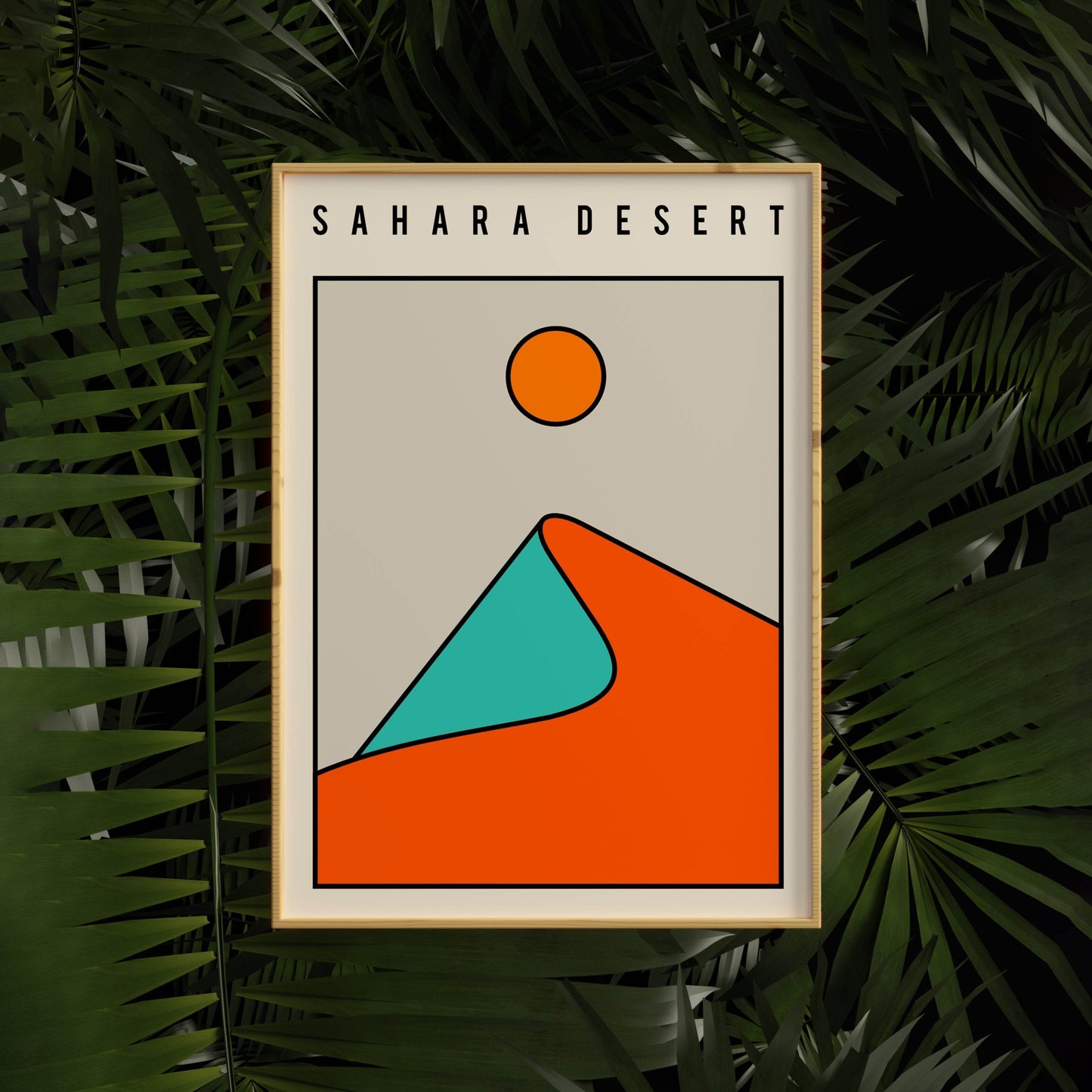 Sahara Desert Minimalist Poster - HypeSheriff Europe