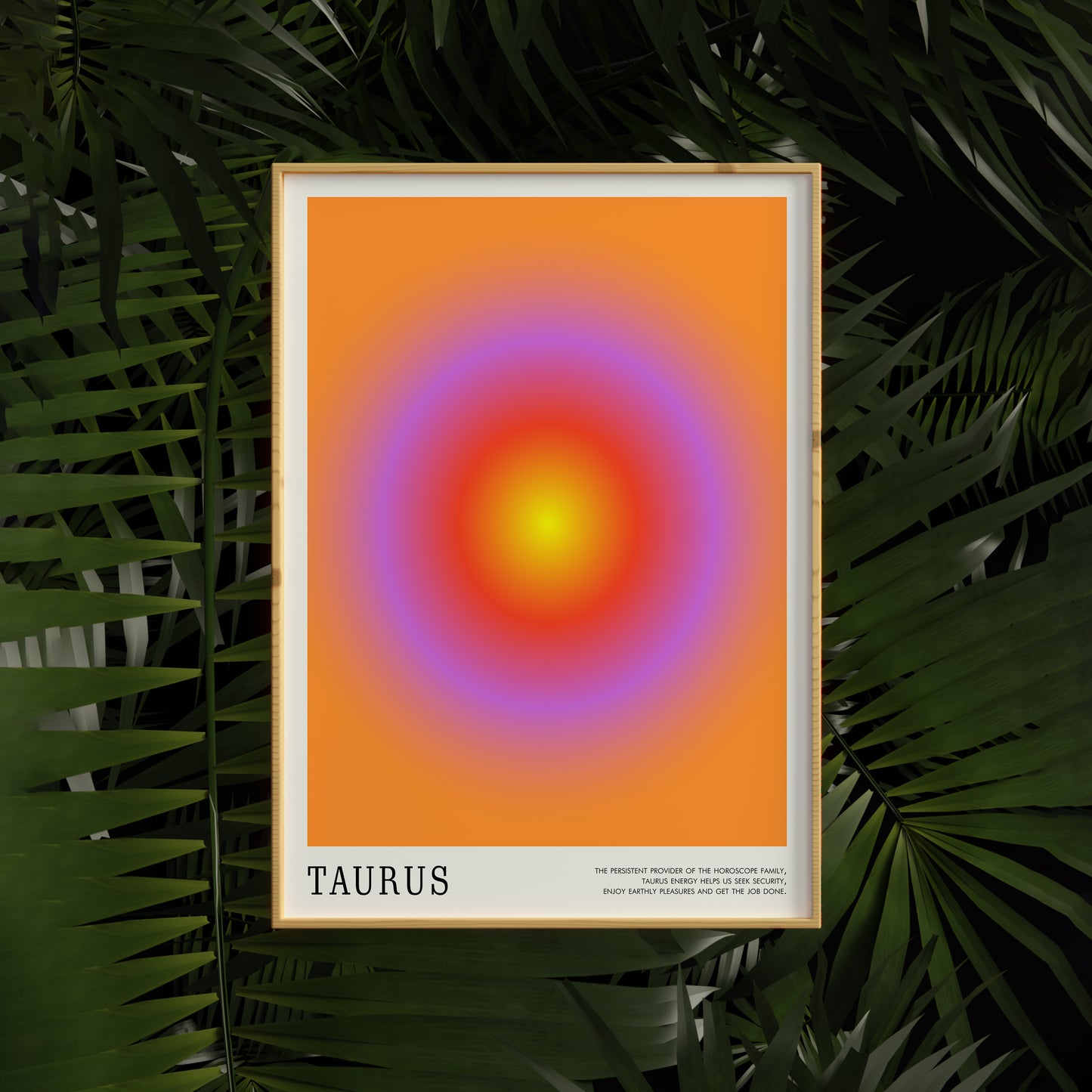 Taurus Zodiac Sign Poster