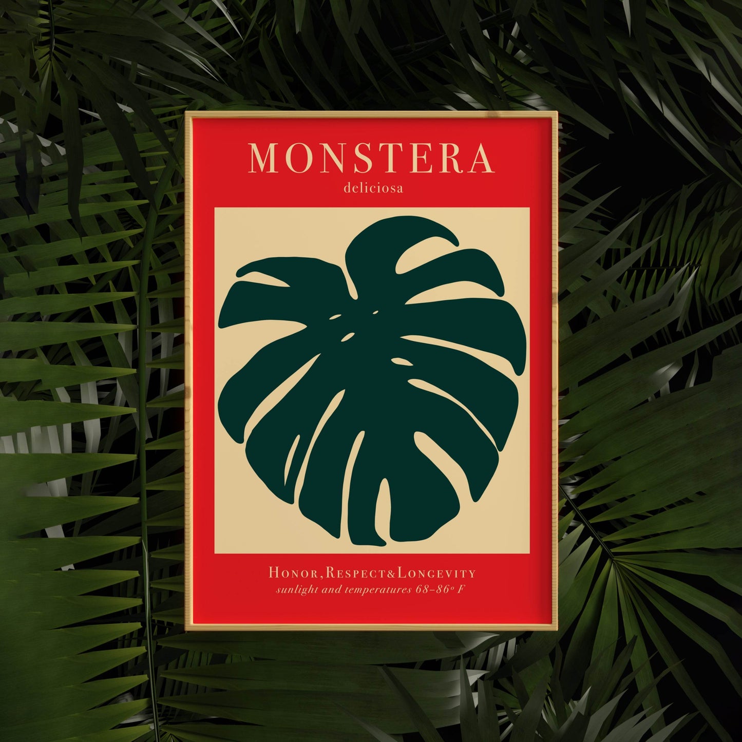 Monstera Deliciosa Print - HypeSheriff Europe