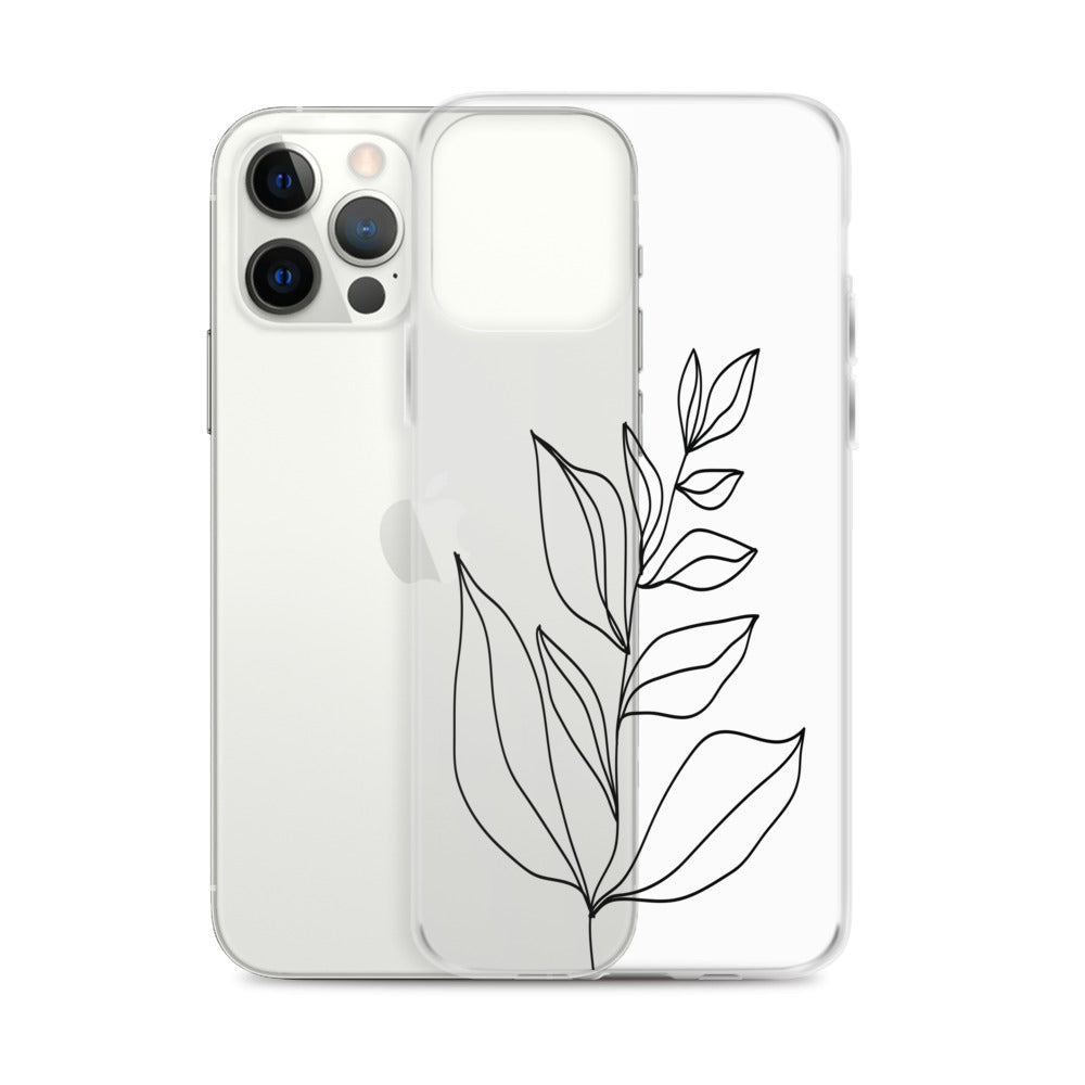 Botanical Line Art iPhone Case