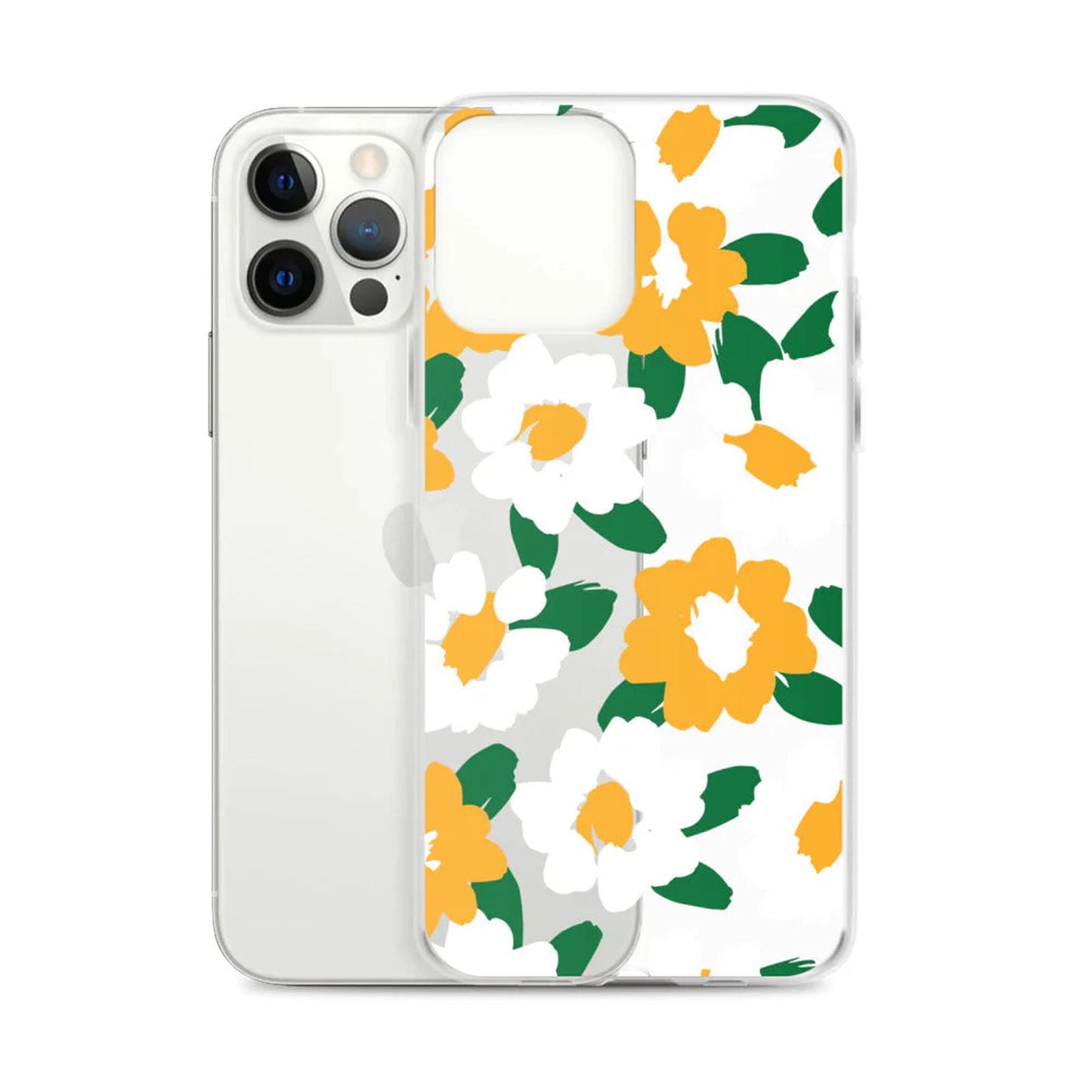 Retro Floral Yellow iPhone Case