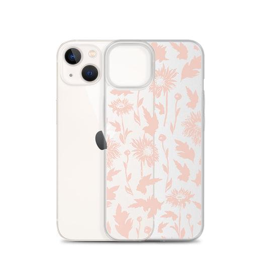 Pastel Pink Vintage Flowers iPhone Case