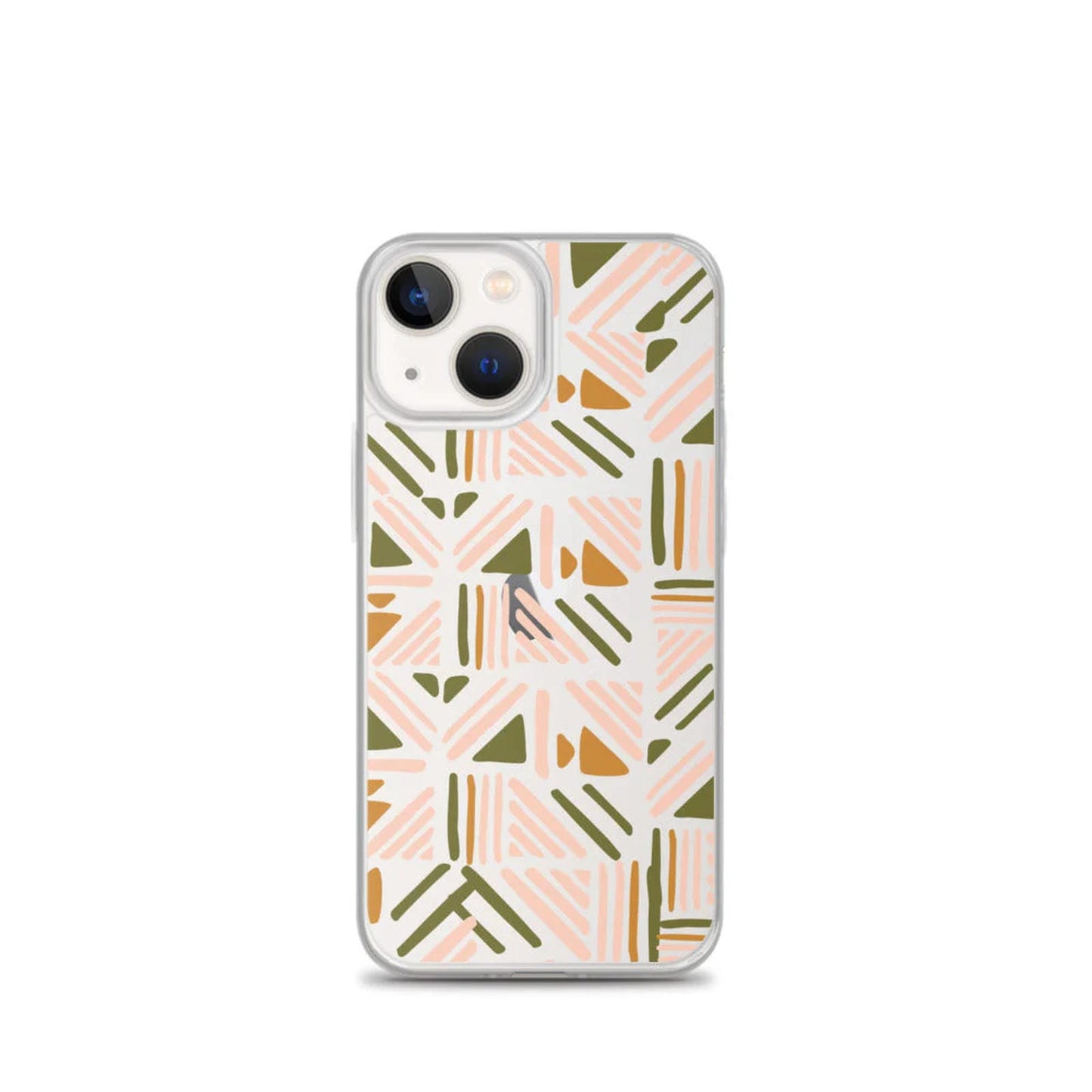 Etno Boho Pattern Clear iPhone Case