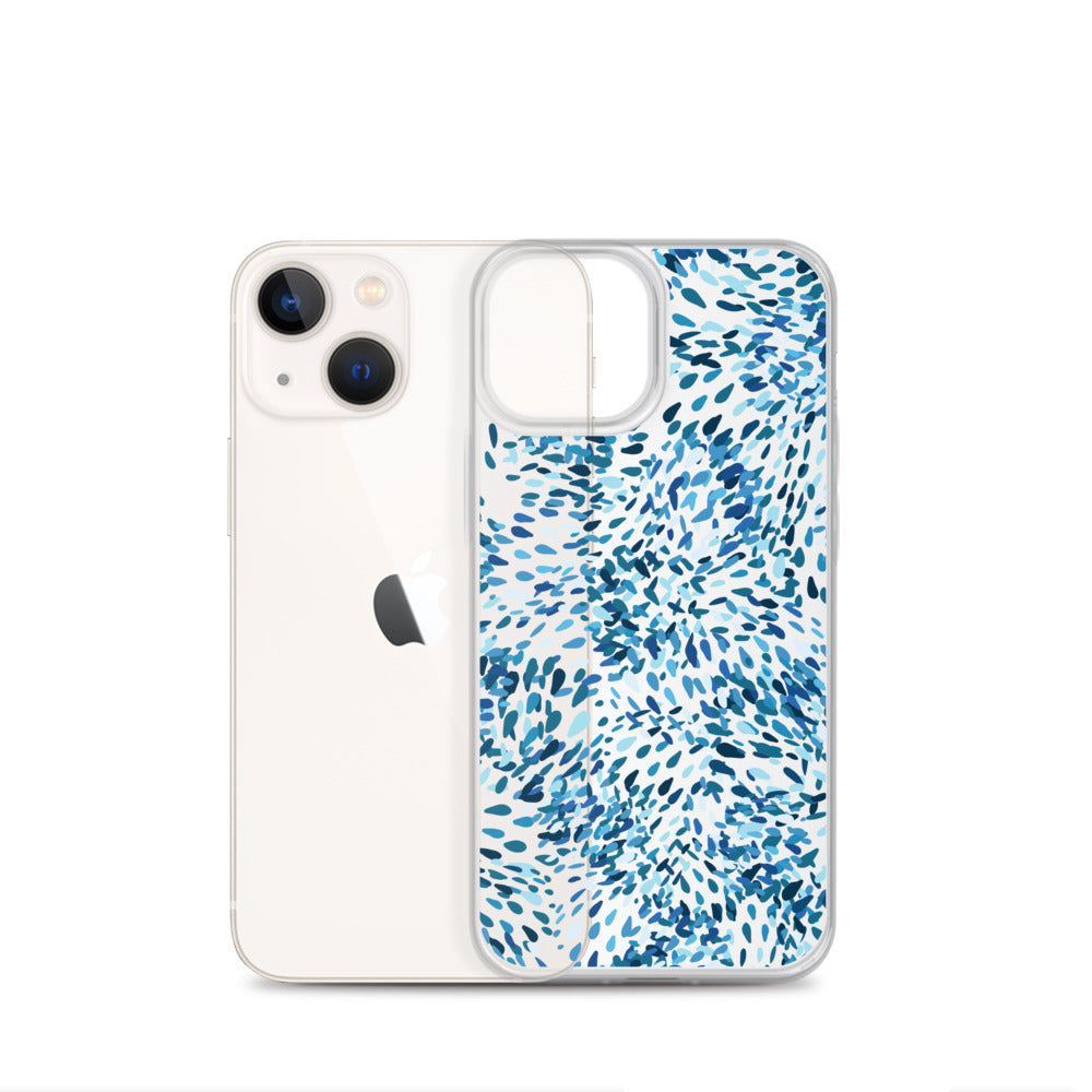 Blue Lagune Clear iPhone Case