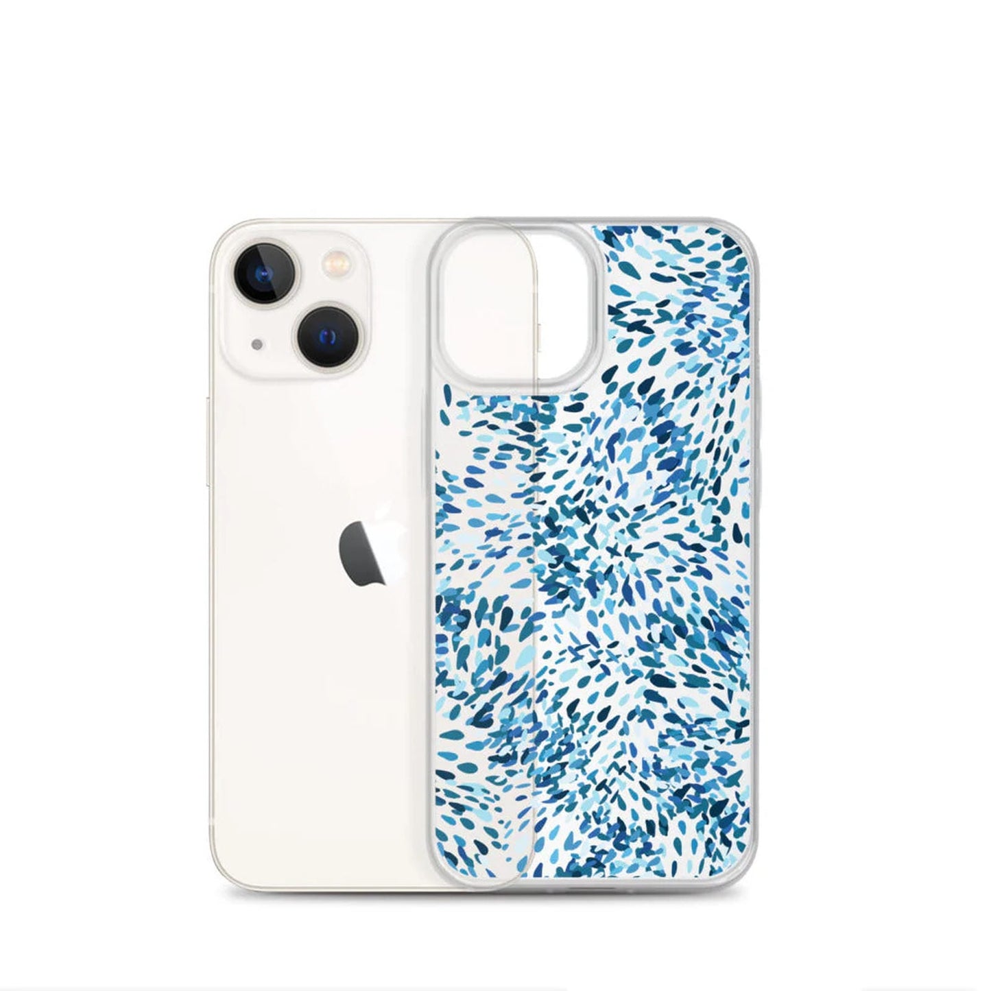 Blue Lagune Clear iPhone Case
