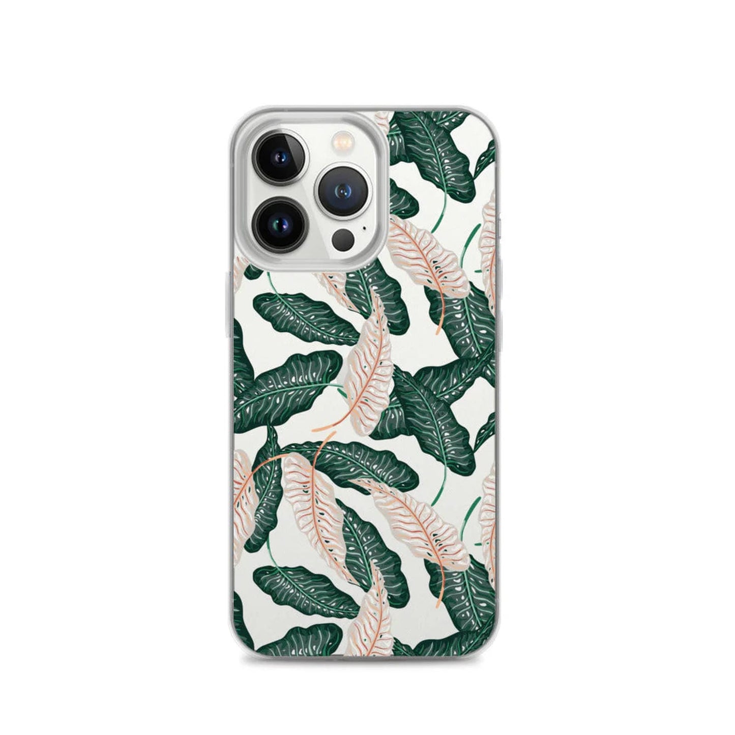 Artistic Jungle Clear iPhone Case