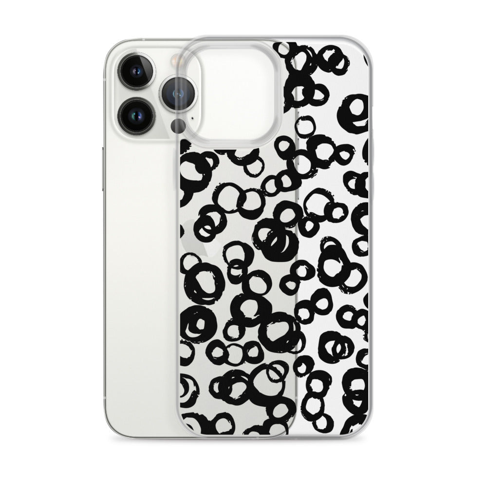 Black Aesthetic Abstract iPhone Case