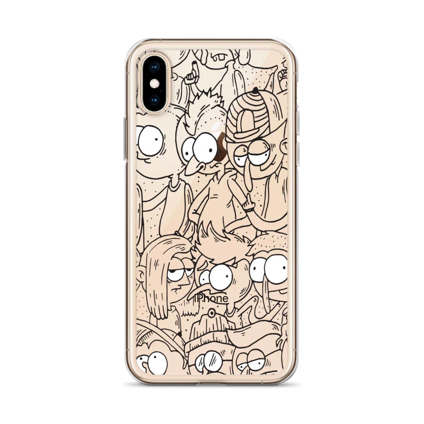 Rick and Morty Funny Cartoon iPhone Case