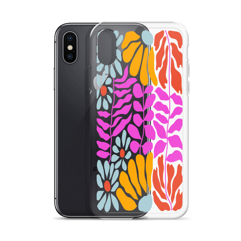 Colorful Floral Composition iPhone Case
