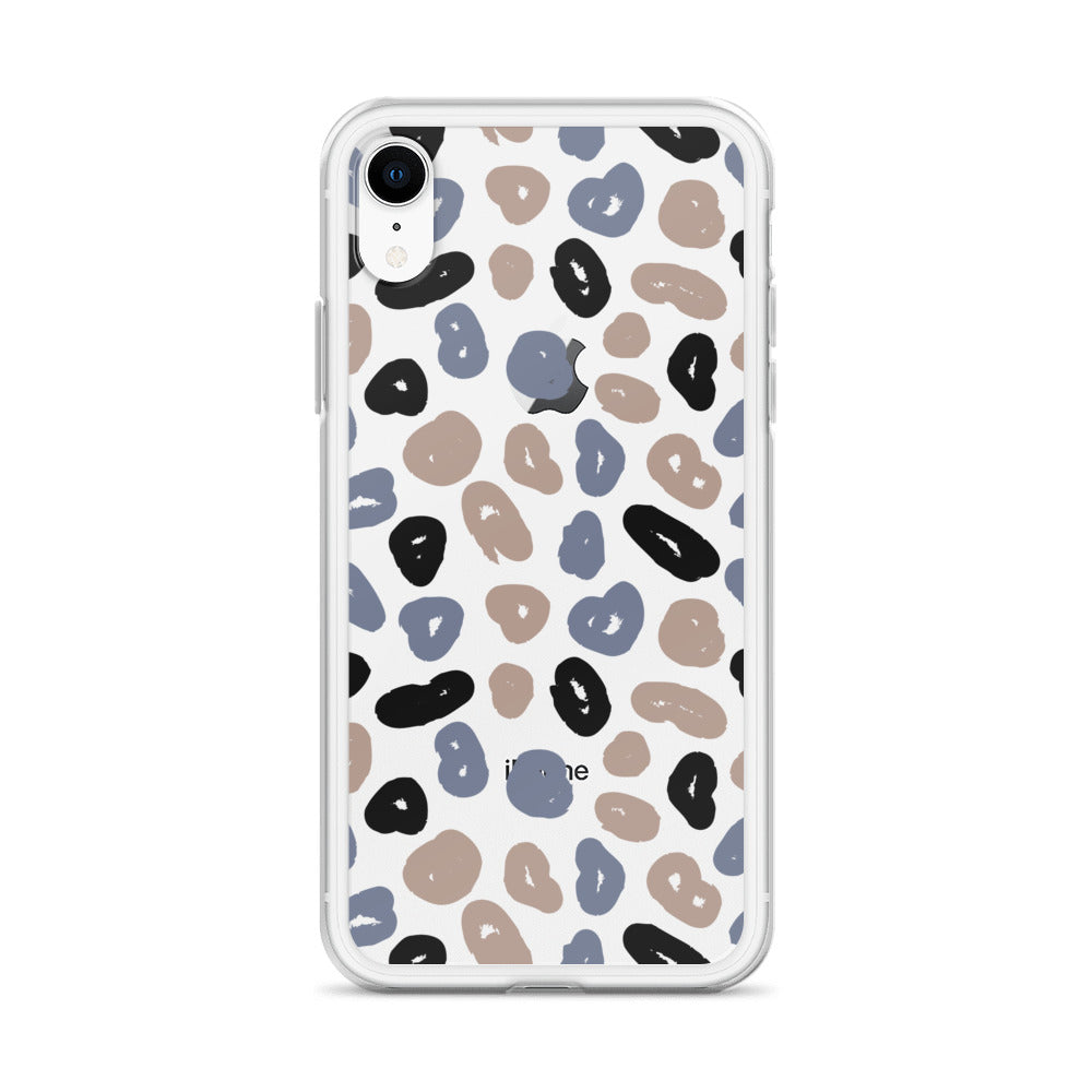 Abstract Nordic Clear iPhone Case