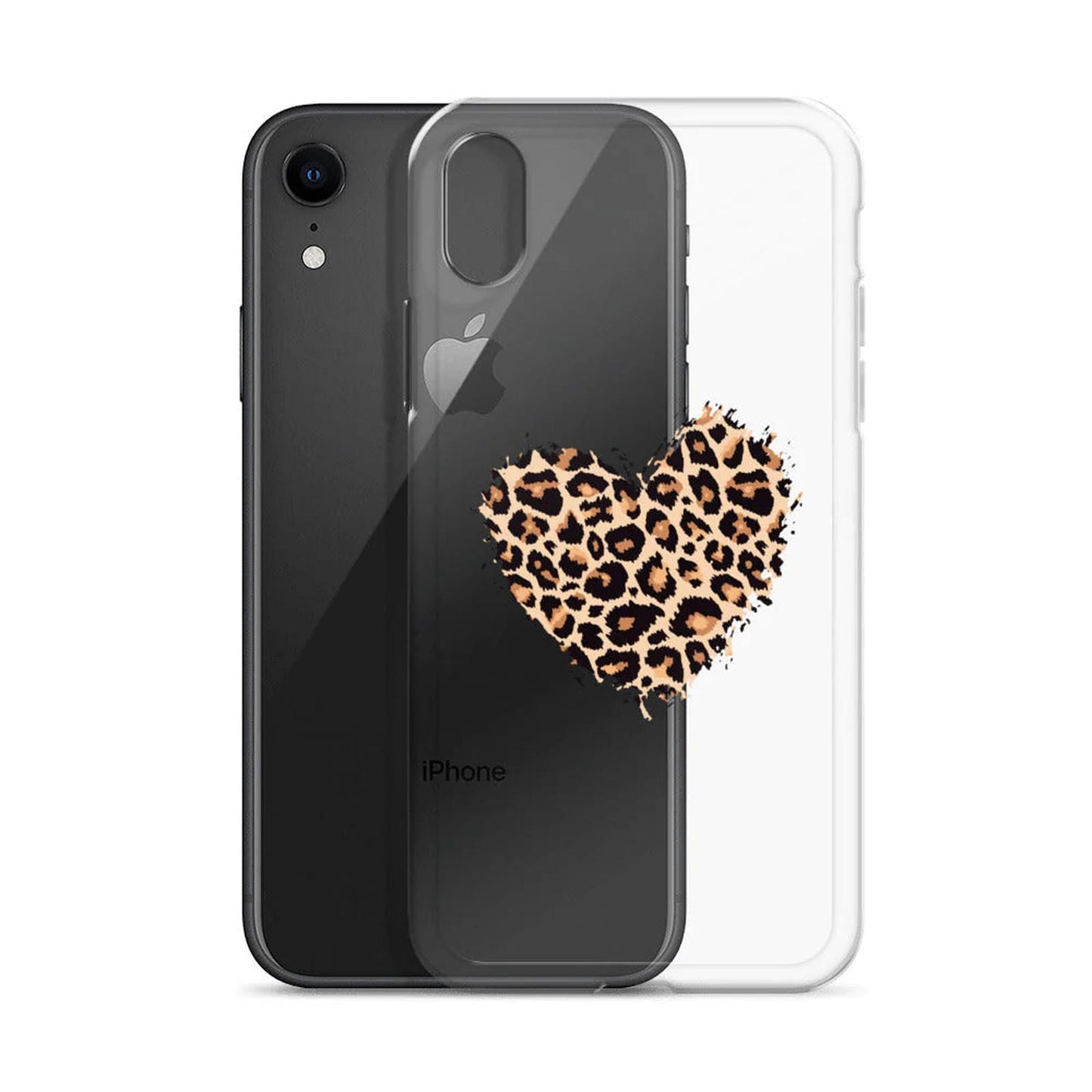 Leopard Heart Love iPhone Case