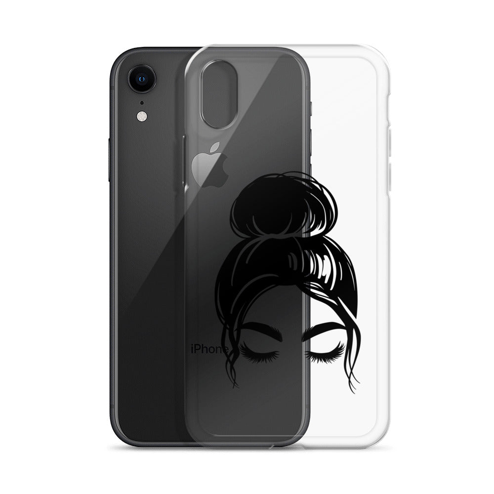 Woman Face Eyelashes iPhone Case