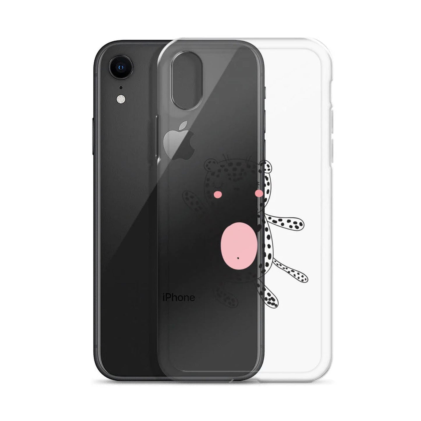 Cute Pink Cat iPhone Case