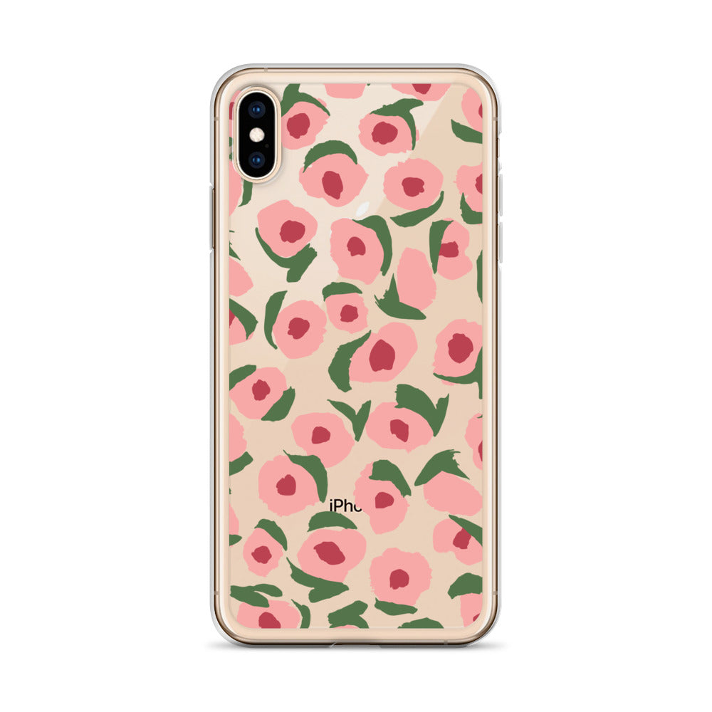 Pink Vintage Floral iPhone Case