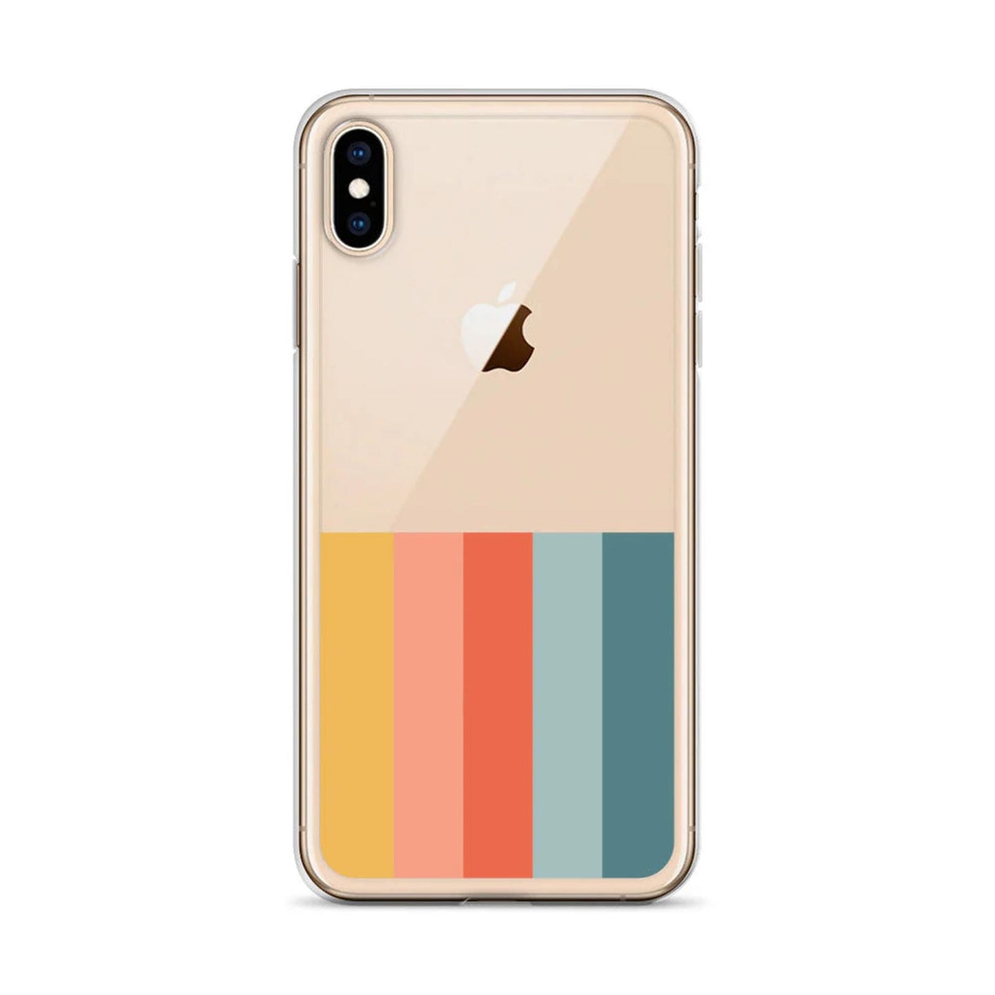 Retro Minimalist Colors iPhone Case