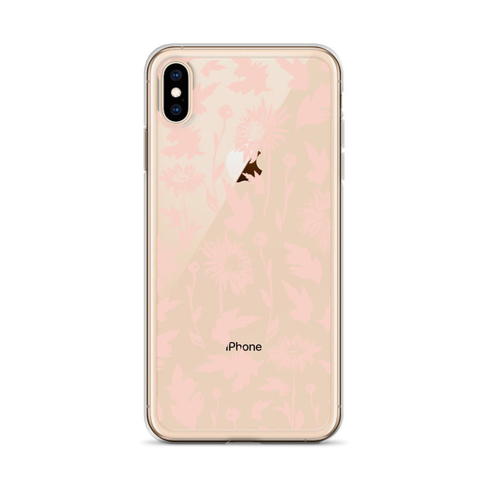 Pastel Pink Vintage Flowers iPhone Case
