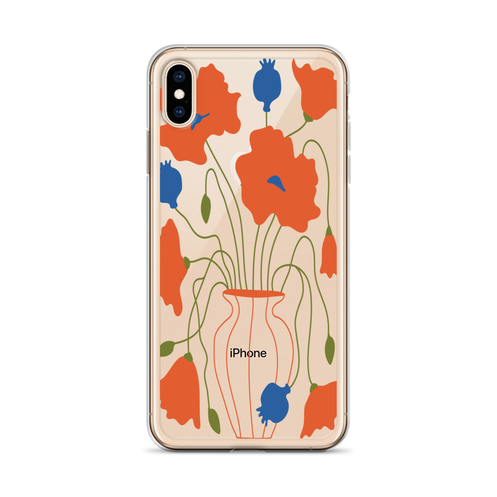 Danish Design Poppies Flower iPhone Case