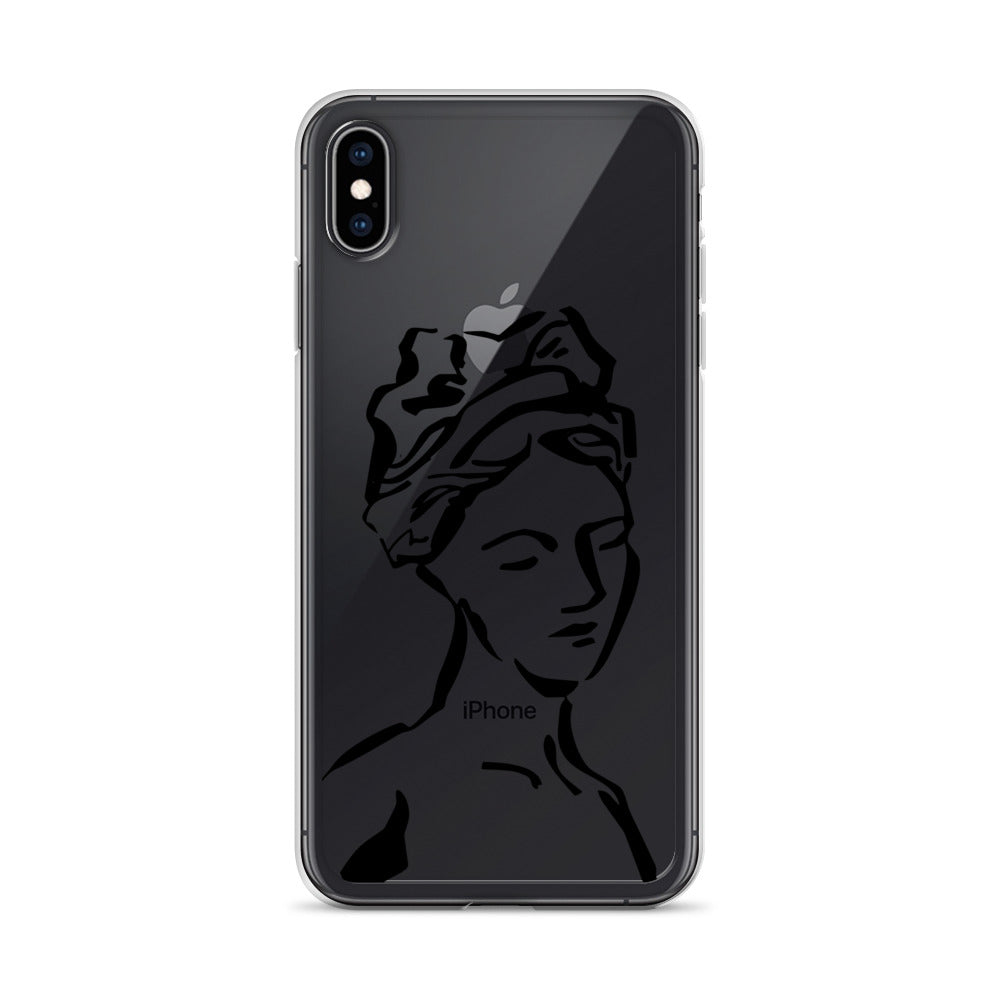 Carmen, Line Art Woman iPhone Case