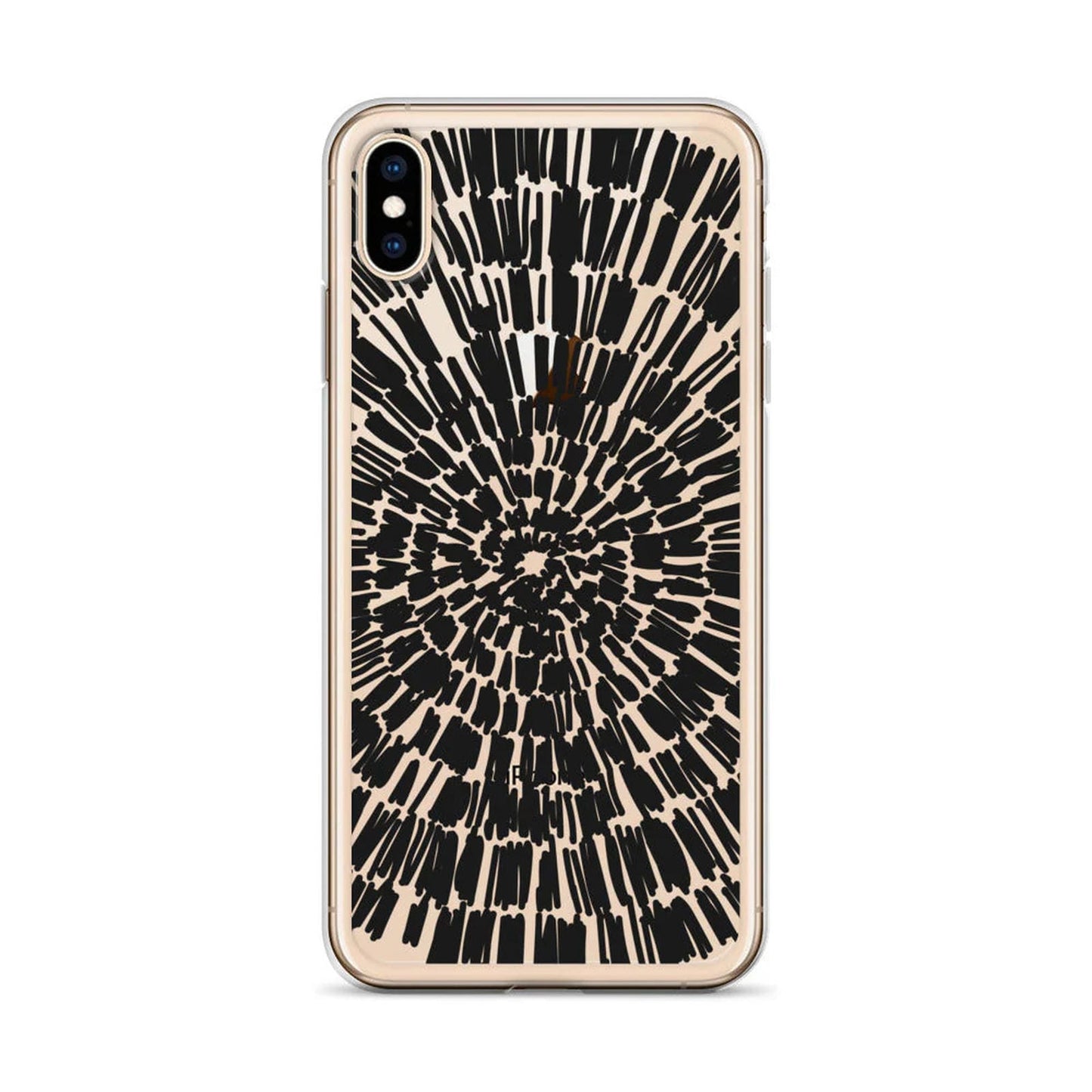Black Abstract Composition iPhone Case