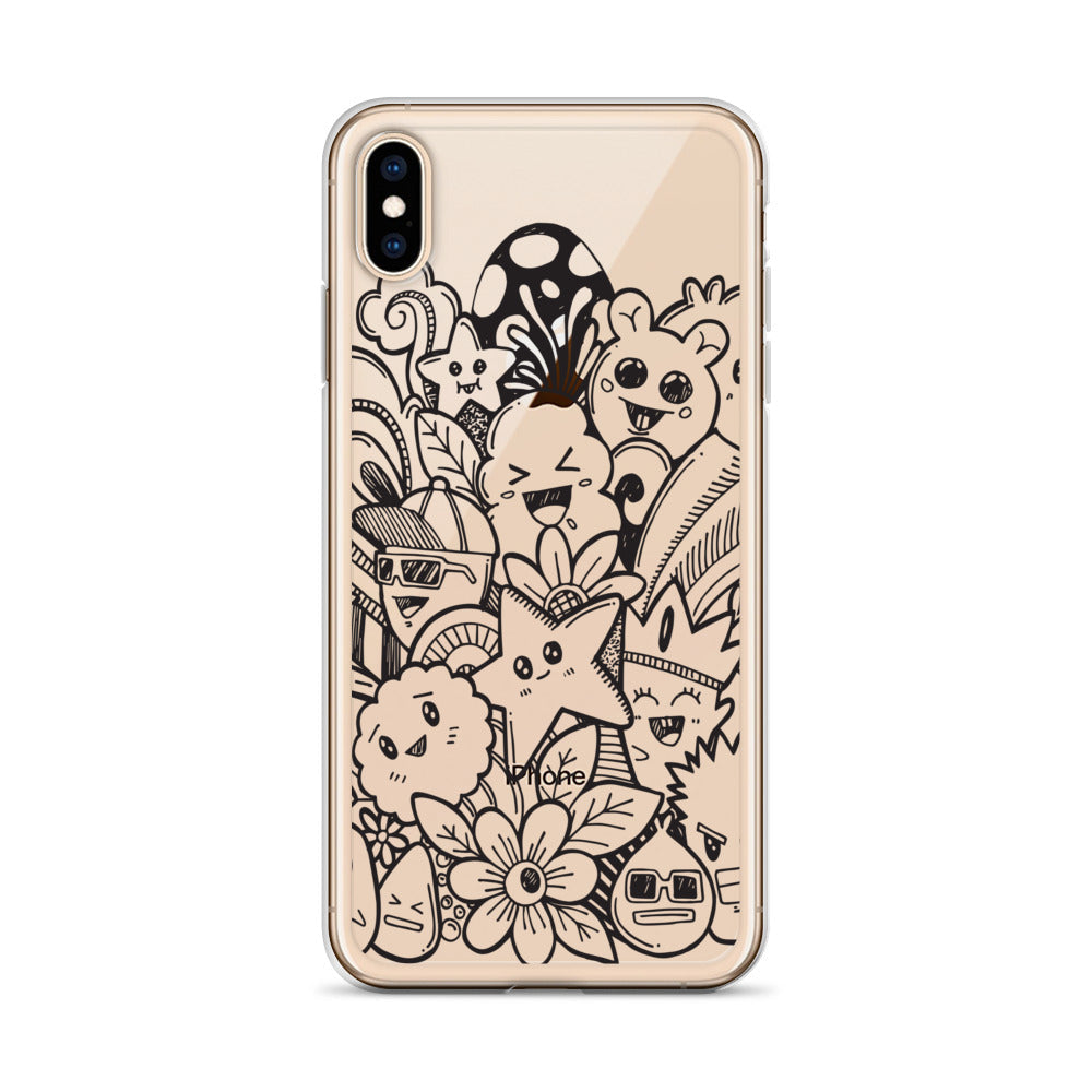 Funny Doodle Graffiti Art iPhone Case