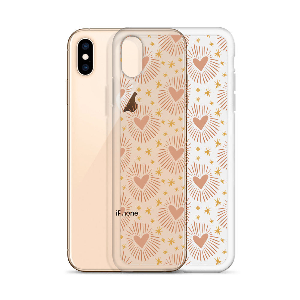 Magical Boho Sacred Heart iPhone Case