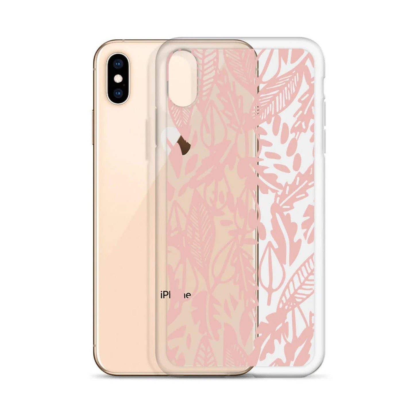 Pink Abstract Floral iPhone Case