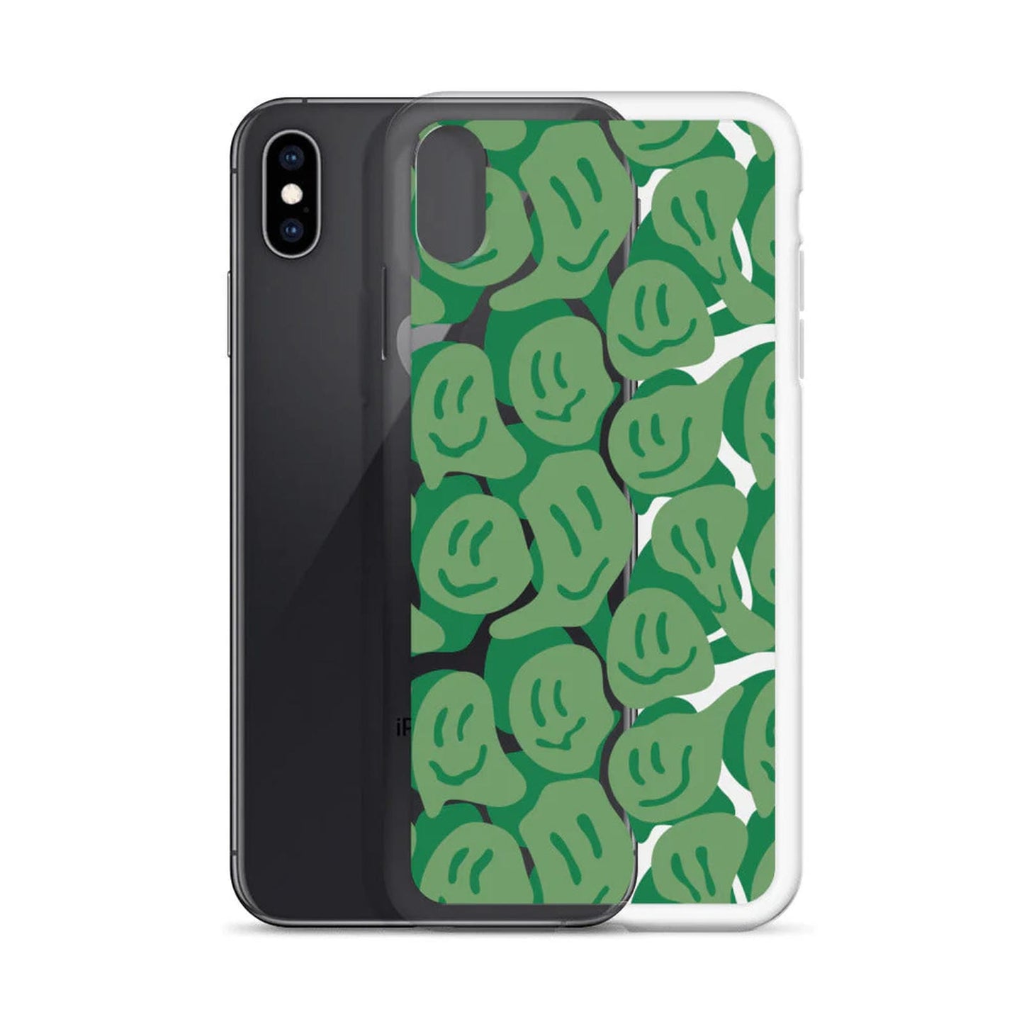 Liquify Money Green iPhone Clear Case
