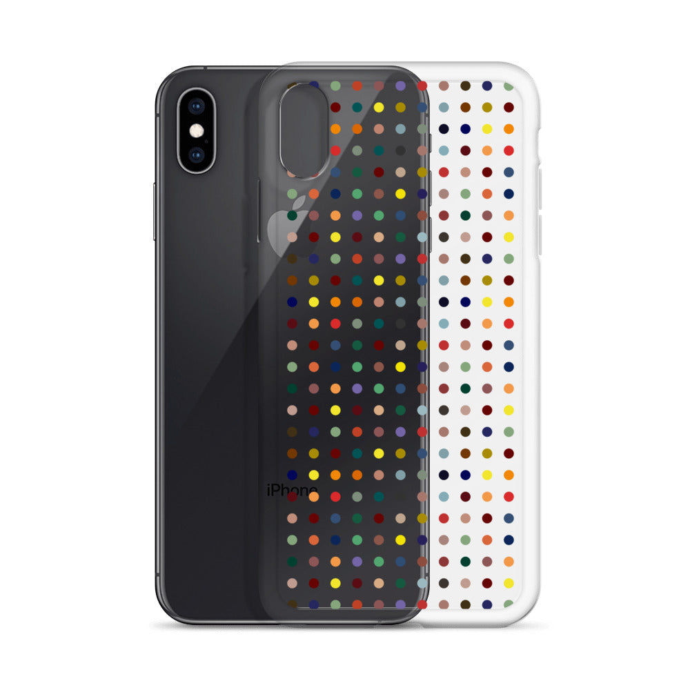 Tiny Colorful Retro Dots iPhone Case