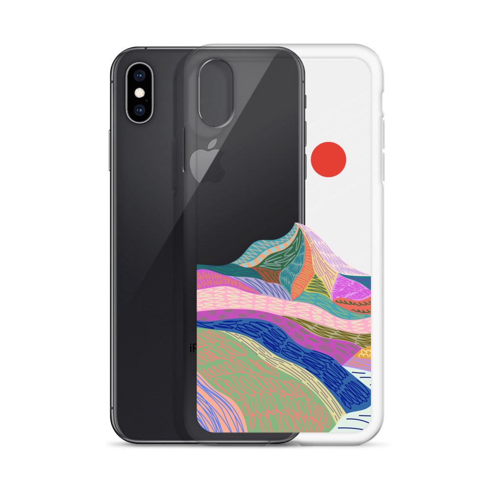 Colorful Mounstains Travel iPhone Case