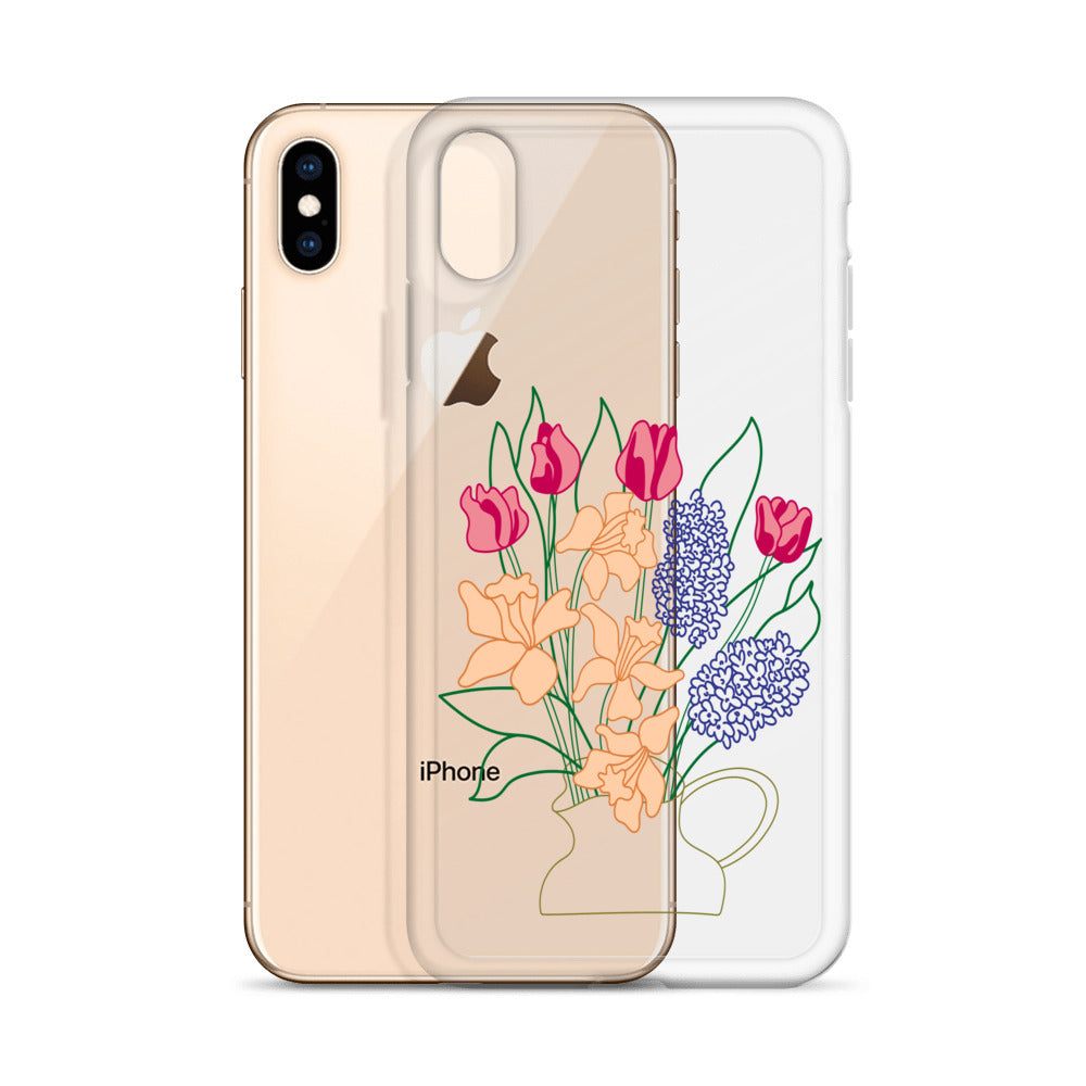 Vintage Flower Bouquet iPhone Case