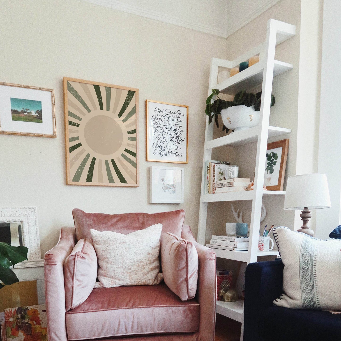 Earth Colors Sun Art Print - HypeSheriff Europe