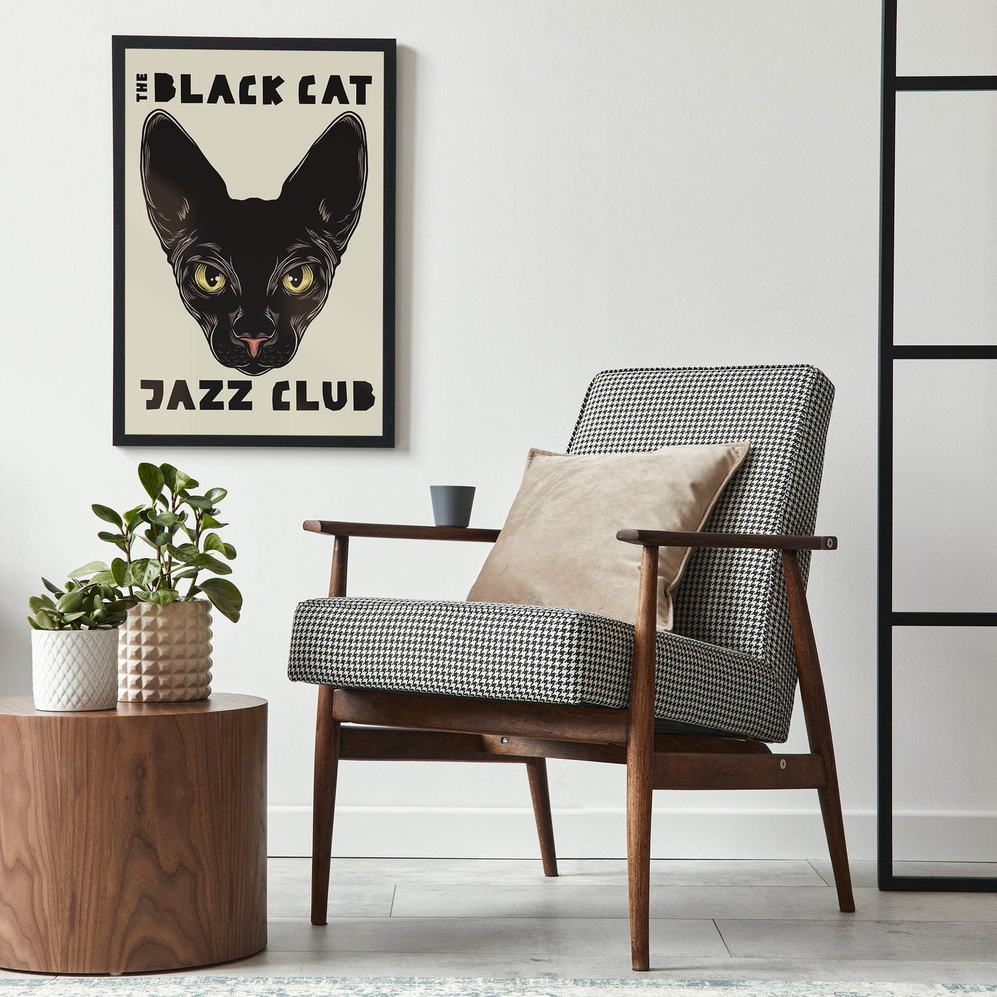 Vintage Jazz Poster - The Black Cat - HypeSheriff Europe