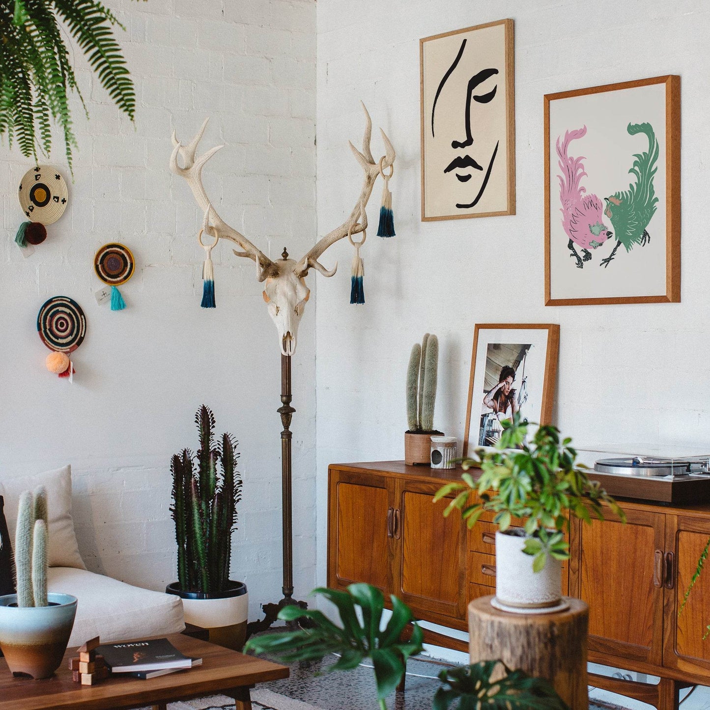 fighting roosters art print - HypeSheriff Europe