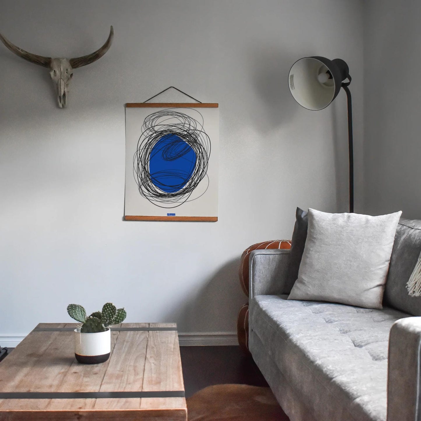 CHAOS - scandinavian wall art poster